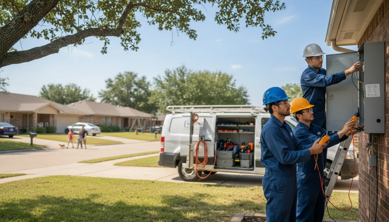Certified electrician providing emergency electrical services in Kaplan, LA